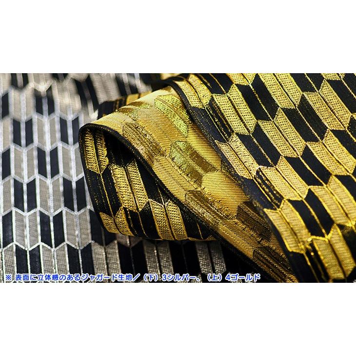 はいからさん 矢絣 矢羽 文様 ジャガード 和柄 ラメ糸 イベント 衣装