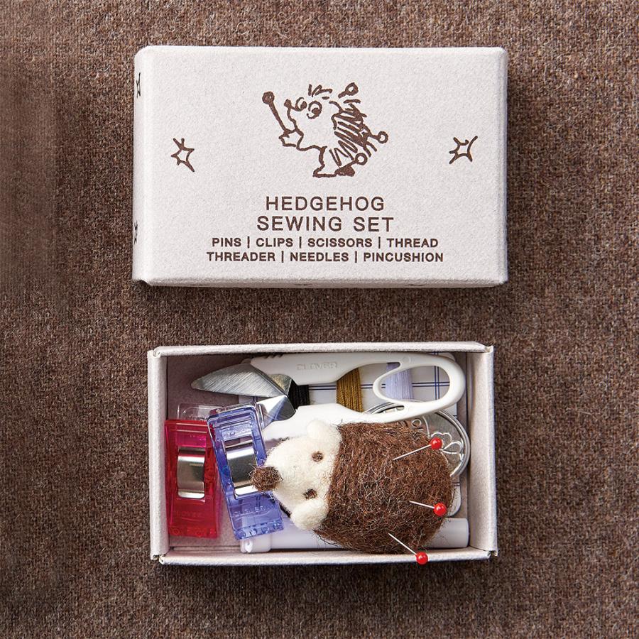 クロバー ソーイングセット〈はりねずみ〉 23-022 羊毛フェルトピン