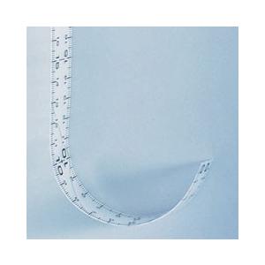 クロバー 曲線用定規50cm 25-056 定規 ものさし 曲線 計測 カーブ 柔軟