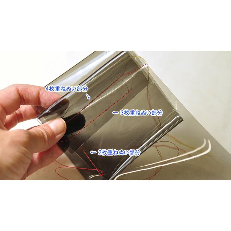 PVC 厚手 ジェリーシート 0.8mm厚 ビニール生地 クリア 透明 ホワイト