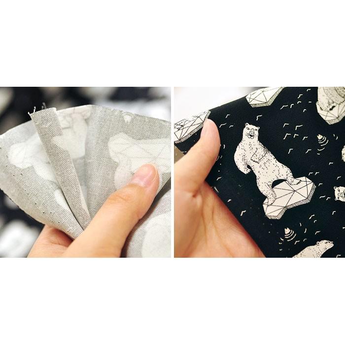 シロクマと流氷 オックス クマ 熊 白熊 ホッキョクグマ 動物柄