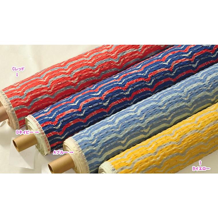 リップル、サッカー生地 ローンリップル zigzag line ジグザグライン リップル生地 リップル