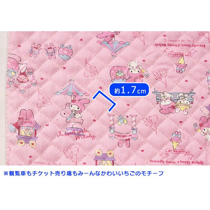 キルト）MMパーク いちごの遊園地 マイメロディ My Melody 中綿入り