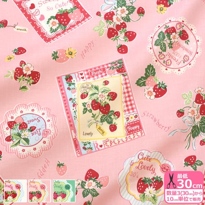 YUWA strawberry card シャーティング 松山敦子 イチゴ柄 ストロベリー