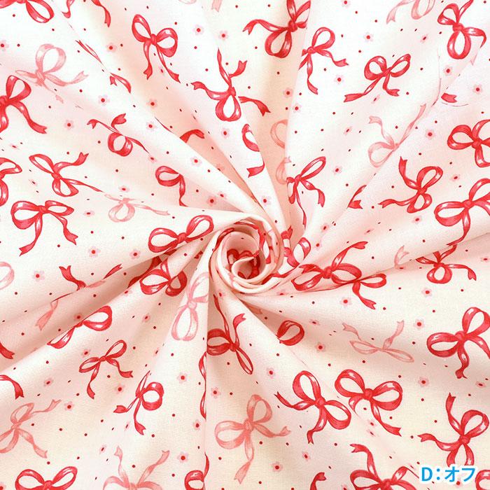 YUWA Cutie Ribbon シャーティング リボン柄 松山敦子 リボン 有輪商店