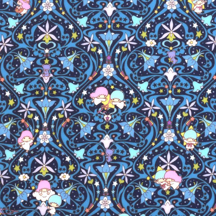 リバティ・ファブリックス ラミネート Kiki & Lala Orchids キキ＆ララ