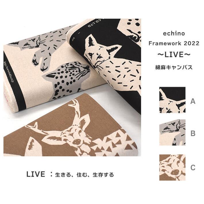 echino】Frameworkシリーズ LIVE 綿麻キャンバス KOKKA EKX-97700-700