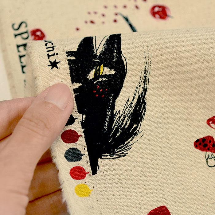 SPELL BY MIA 赤ずきん 綿麻キャンバス 童話 オオカミ 女の子 綿麻