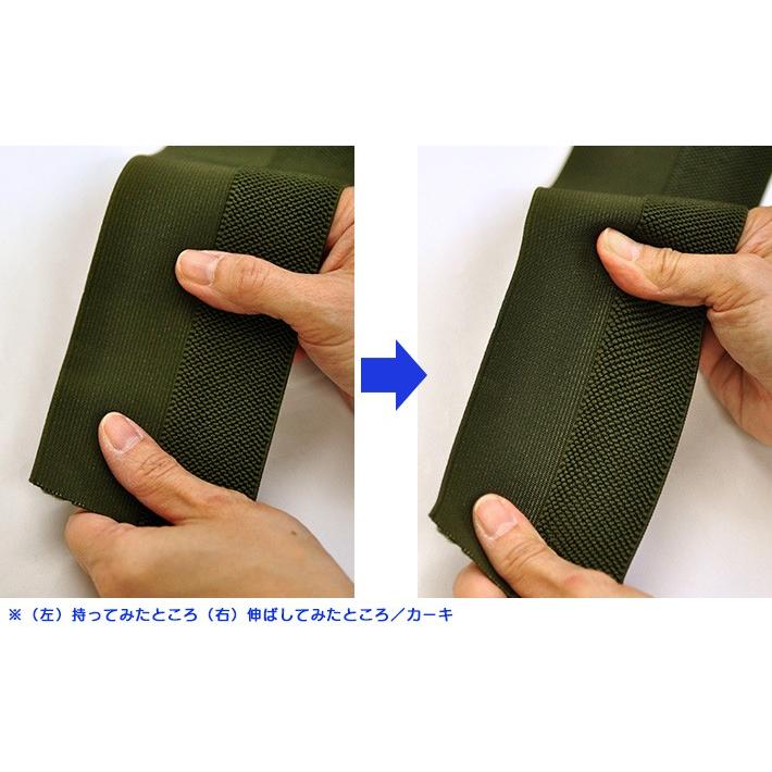 バインダー織ゴム 80mm巾 折って縫うだけウエストゴム バインダー織ゴム 80mm巾 折って縫うだけウエストゴム