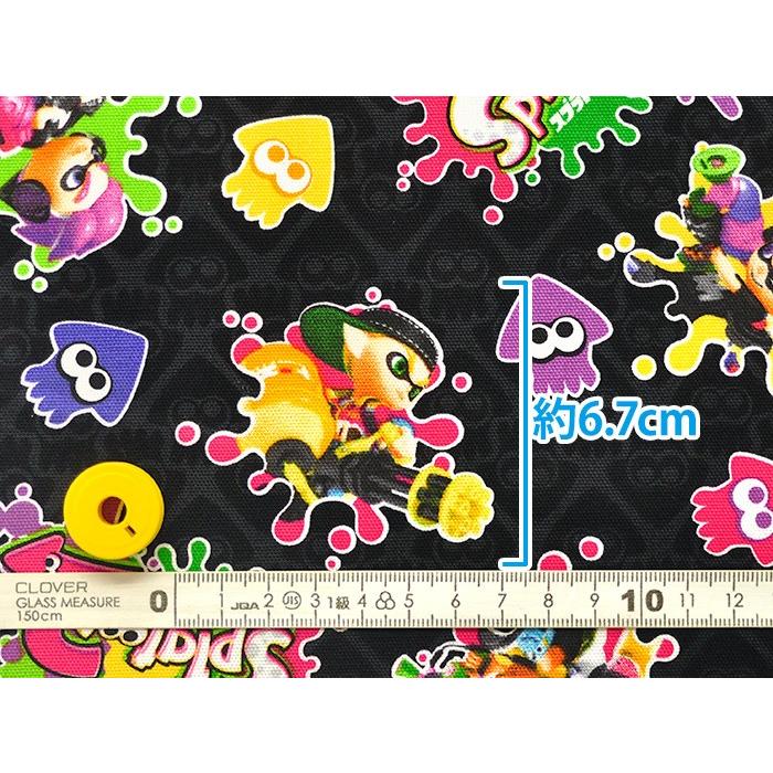 スプラトゥーン2 インクとイカ オックス Splatoon 2 キャラクター 生地 布 G 9971 1 G 3036 1 ホビー家コテツ 通販 Yahoo ショッピング