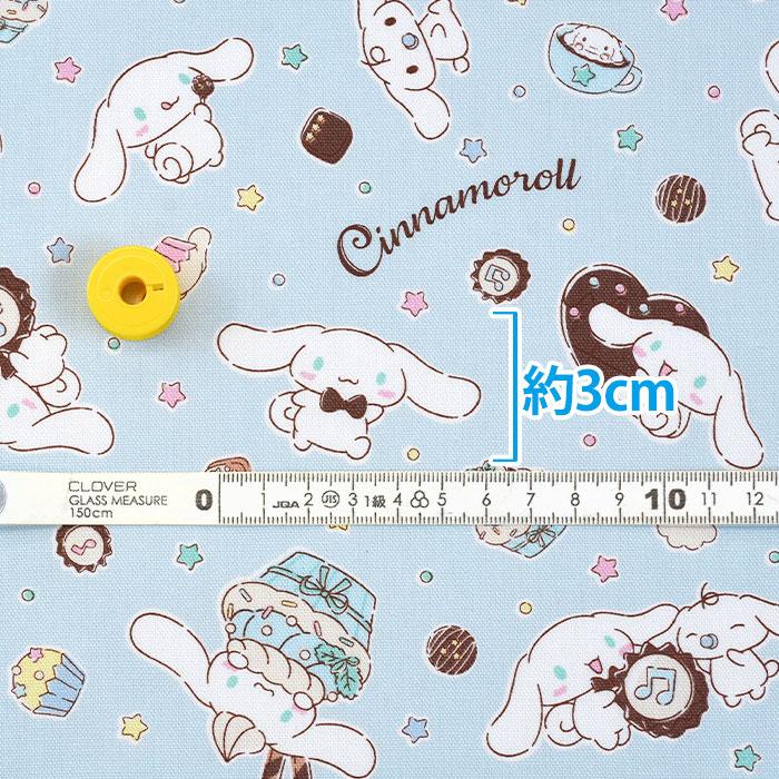 サンリオ シナモロール スイーツ柄 オックス シナモン みるく Sanrio