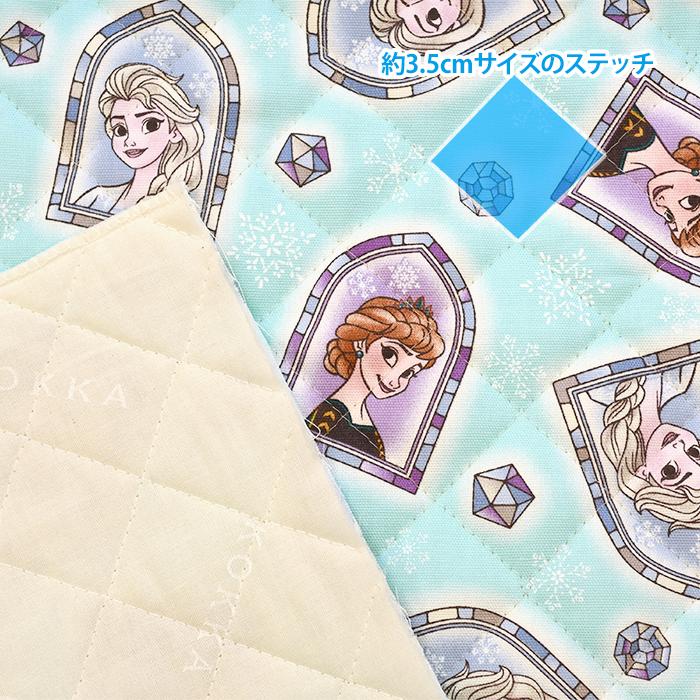 キルト ディズニー BTSアナと雪の女王 ガラス柄 エルサ アナ アナ雪