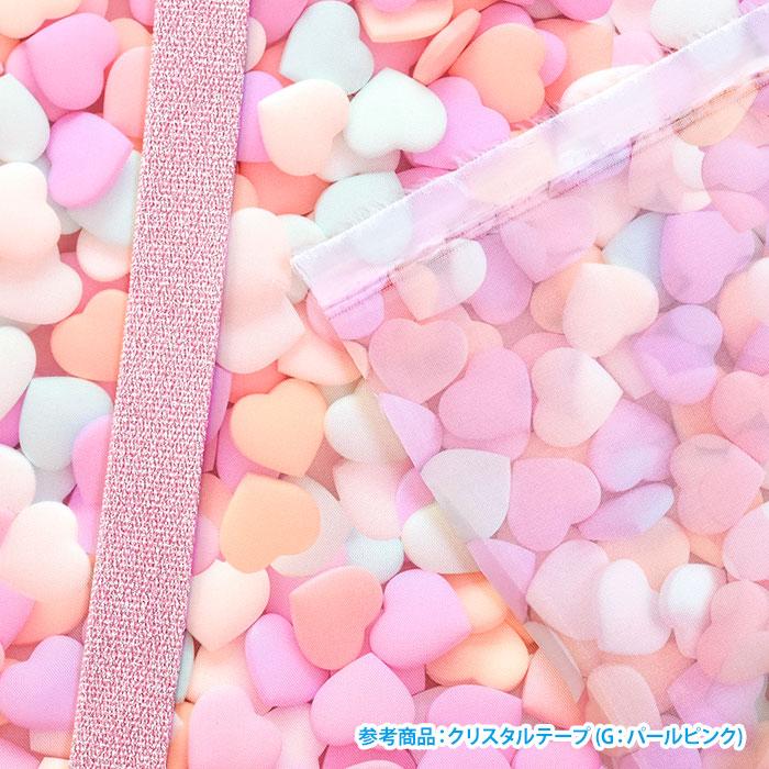 ハートスプリンクル ポリエステルオックス ハート ハート柄 リアル