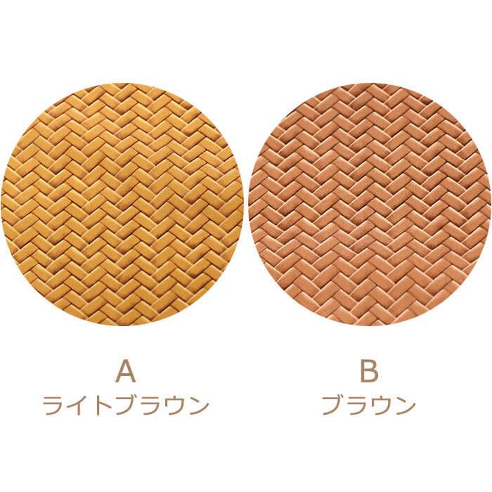 網代編み風プリント ナイロンオックス あじろ 竹かご 籐かご 籠