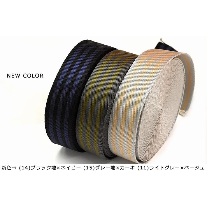 グッドストライプ Good Stripe MHW3810 カバンの持ち手テープ 38mm幅 手芸材料  お買い物かごの数は3から 2197｜nakanotetsu｜03