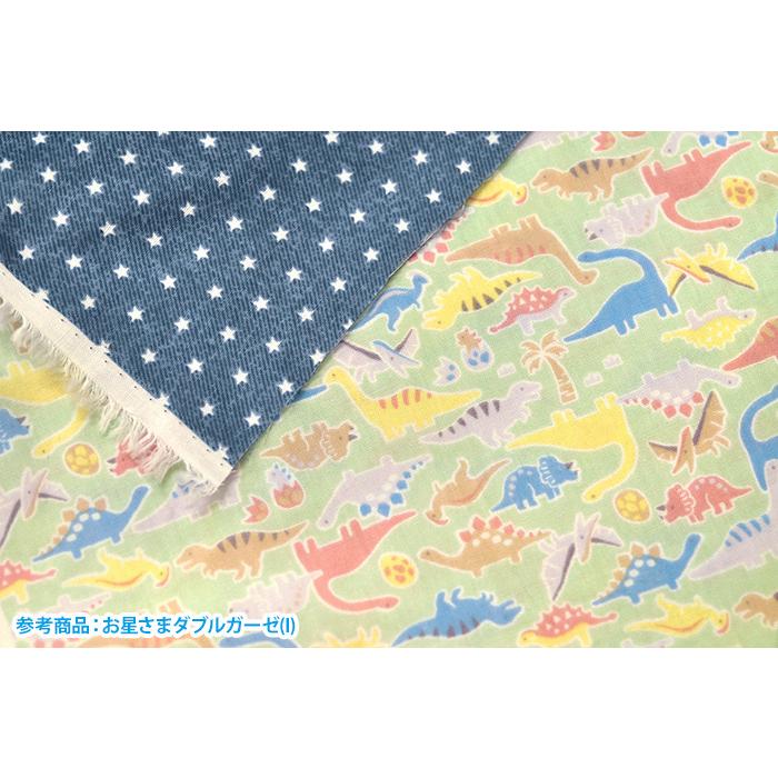 お気に入りシリーズ きょうりゅう ダブルガーゼ デフォルメされた恐竜  