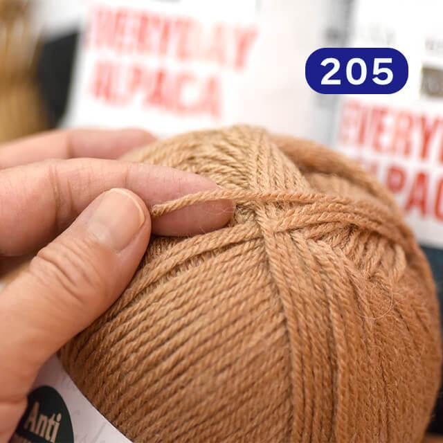 EVERYDAY ALPACA エブリデイアルパカ 毛糸 合太 100g玉巻(約300m