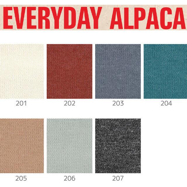 EVERYDAY ALPACA エブリデイアルパカ 毛糸 合太 100g玉巻(約300m) アルパカ混紡糸 宅配便｜nakanotetsu｜06