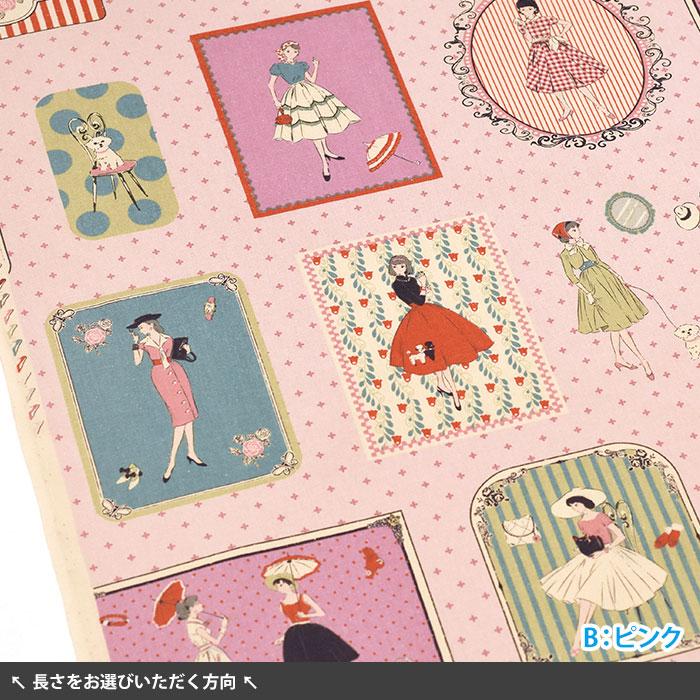 パネル販売 レトロクローゼット シーチング レトロガール ファッション