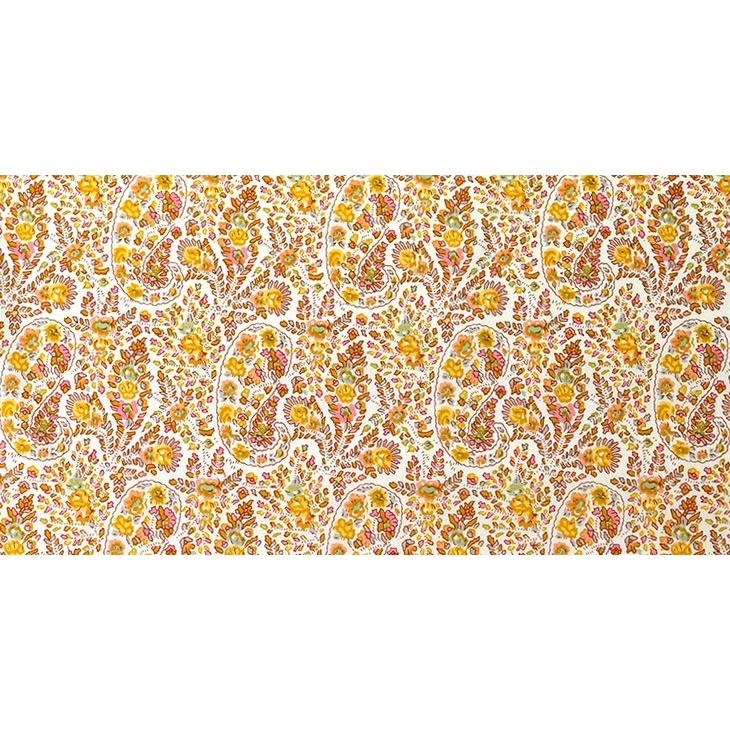 現品限り 大きさ110cm×49cm、お色はZE：イエロー系 リバティプリント