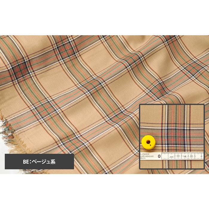 TAF＠ アーバンチェック TR素材 全5柄 ポリエステル65%レーヨン35%の