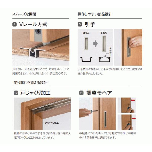 ラシッサ引分け戸 Vレール方式 Aswh Lgg ガラス組込 トステム 室内間仕切り 室内ドア 引き戸 室内引き戸 Ntswlh79 ナカサダイレクト 通販 Yahoo ショッピング