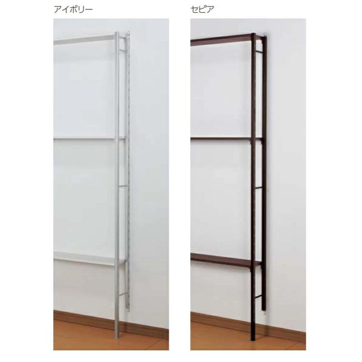 貨物輸送無料 壁信用販売棚用 高さ180・加えること突っ支い棒仕掛ける（棚3枚付き添い人）  壁面薄型納める仕合わせ ラック、シェルフ、本棚-家具、インテリア-スチールラック