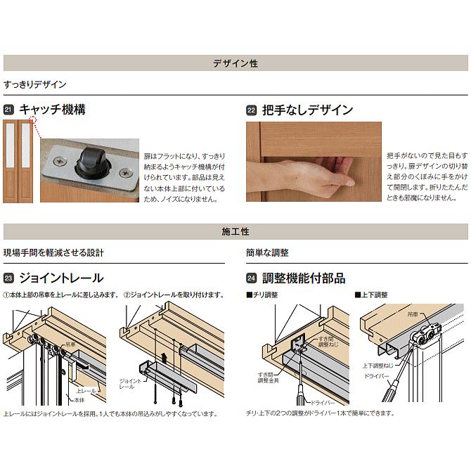 ラシッサ 送料無料 ラシッサS 可動間仕切り 折れ戸 ASKMO-LGA