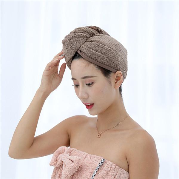 【2枚セット】 タオルキャップ ヘアタオル ヘアキャップ ヘアドライキャップ 速乾 吸水キャップ フードタオル お風呂上がり 大人 速乾タオル｜nakashimasutoar｜12