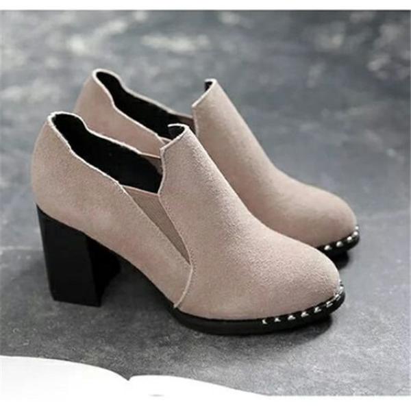 ショートブーツ レディース ブーツ 靴 チャンキーヒール ローヒール ヒール7 5cm 大きいサイズ アンクルブーツ 黒 ローカット 太ヒール 痛くない 26septvdx01 中島ストアー 通販 Yahoo ショッピング