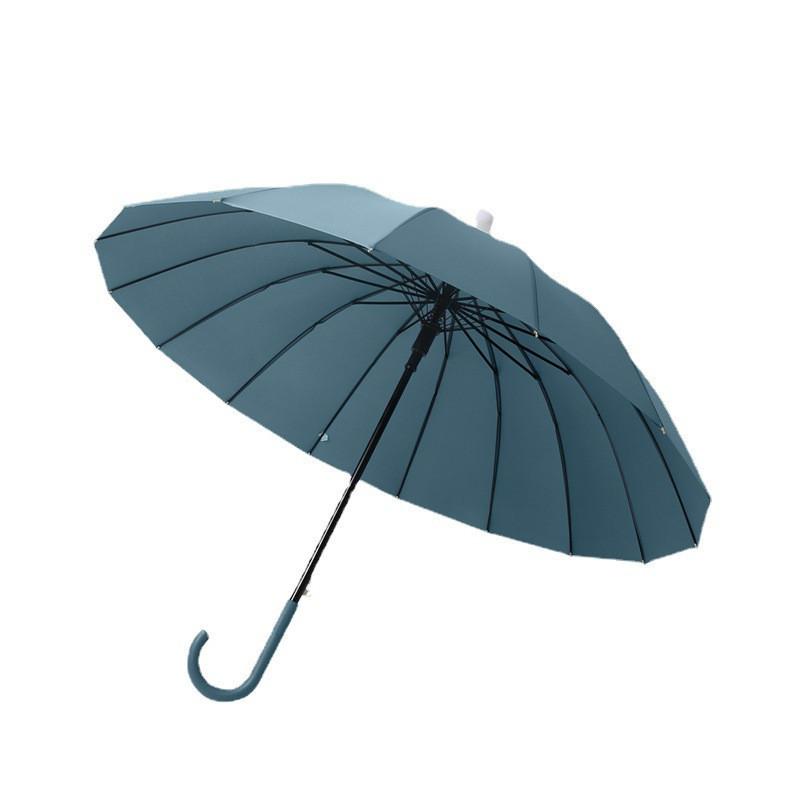 防水ケース付き 傘 長傘 可愛い おしゃれ 雨傘 ジャンプ傘 レディース 風に強い傘 撥水加工 16本骨 シンプル 折れにくい 晴雨兼用｜nakashimasutoar｜16