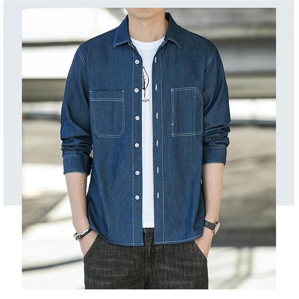 デニムシャツ メンズ シャツ デニム ショート ジャケット アウター 春秋 無地 秋コート カジュアル スリム 細身 長袖 薄手 カジュアルシャツ 64aug21nnzcycx04 中島ストアー 通販 Yahoo ショッピング