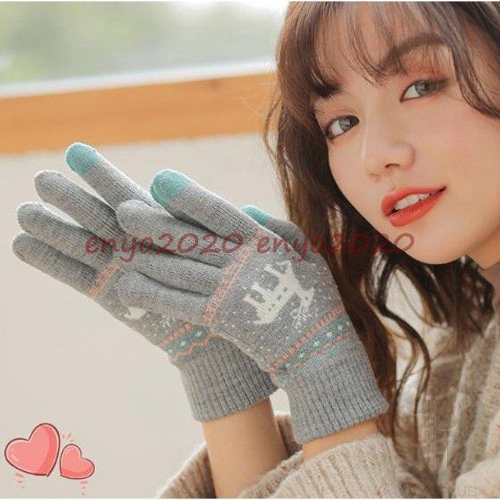 手袋 レディース 手袋 鹿 メンズ トナカイ スマホ対応 ハンドウォーマー 厚い 裏起毛 毛糸 暖かい 男女兼用 防寒 秋 冬 春 クリスマス 代引不可 Pe2c Nakastore55 通販 Yahoo ショッピング