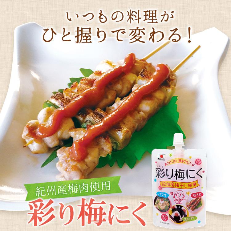中田食品 梅肉 練り梅 紀州産 彩り梅にく 90g ねり梅干し 梅干