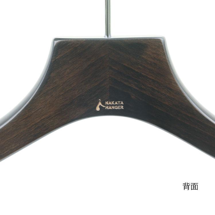 AUT-09SM/メンズシャツハンガー/スモークブラウン【ナカタハンガー 公式/国産木製ハンガー/中田工芸製/中田ハンガー】 | NAKATA HANGER | 03