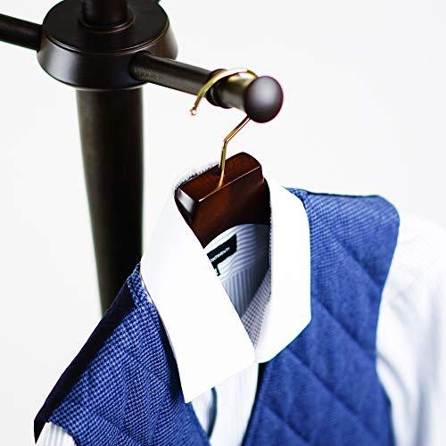 【mk】ナカタハンガー　シャツハンガー AUT-09 ８本セット NAKATA HANGER AUT-09/メンズシャツハンガー/マーズブラウン