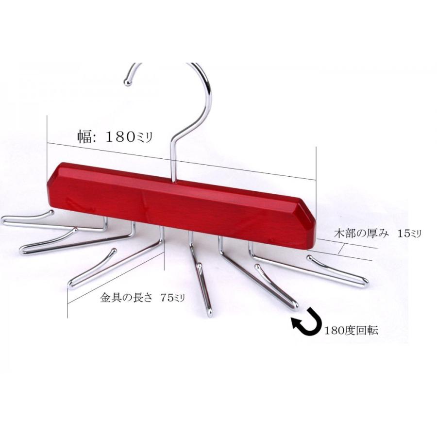 ネクタイハンガー/ナチュラル【ナカタハンガー 公式/国産木製ハンガー/中田工芸製/中田ハンガー】｜nakatahanger｜05