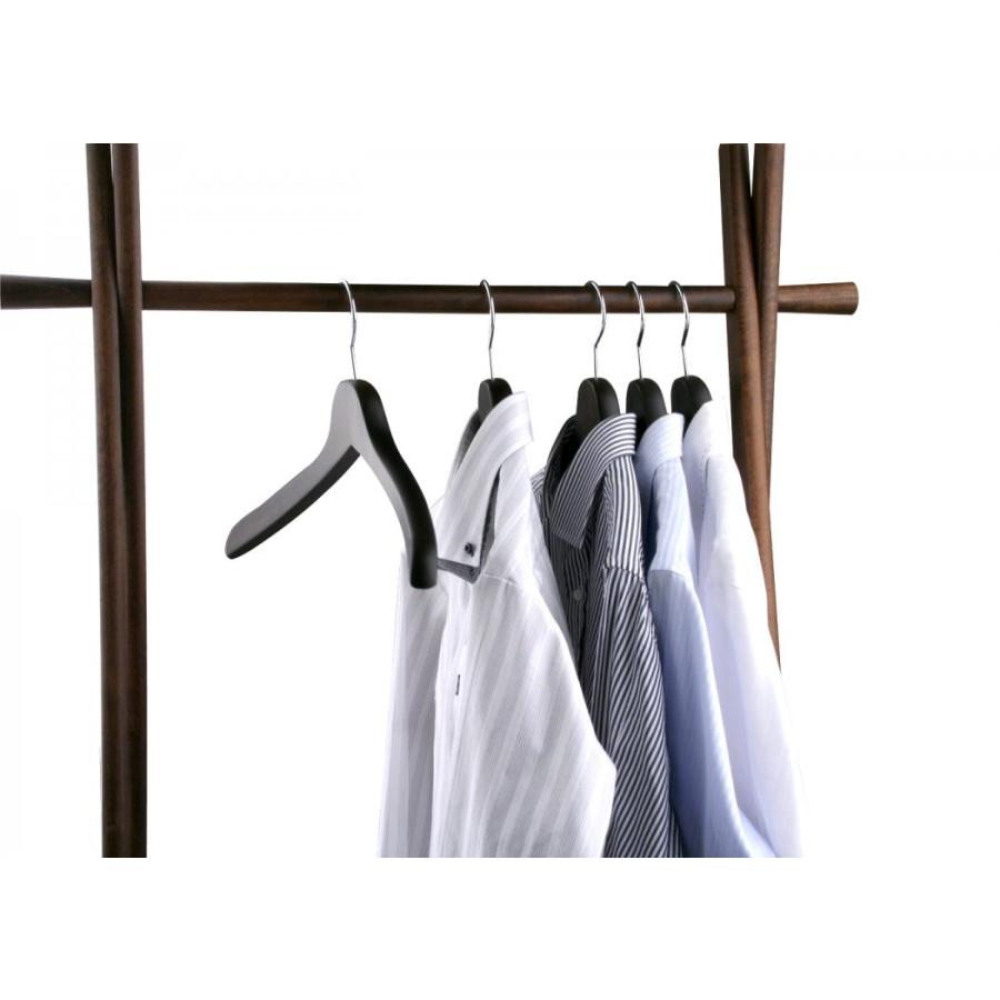 NAKATA HANGER SET-02/メンズシャツハンガー5本組/スモーク NAKATA HANGER SET-02/メンズシャツハンガー5本組/スモーク