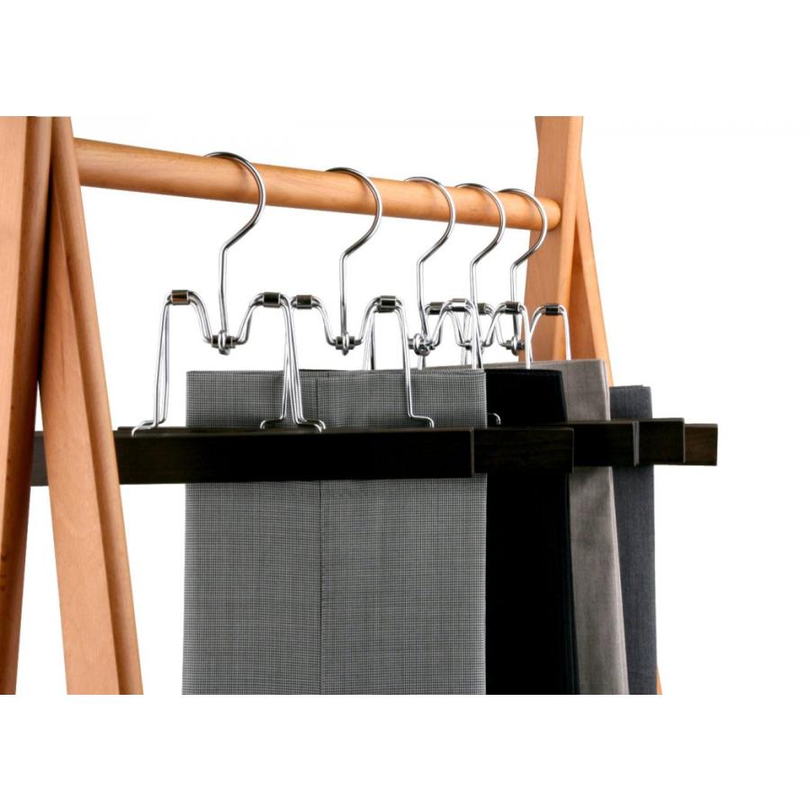 NAKATA HANGER SET-06B/ズボン吊りハンガー 5本組/スモーク NAKATA HANGER SET-06B/ズボン吊りハンガー 5本組/スモーク