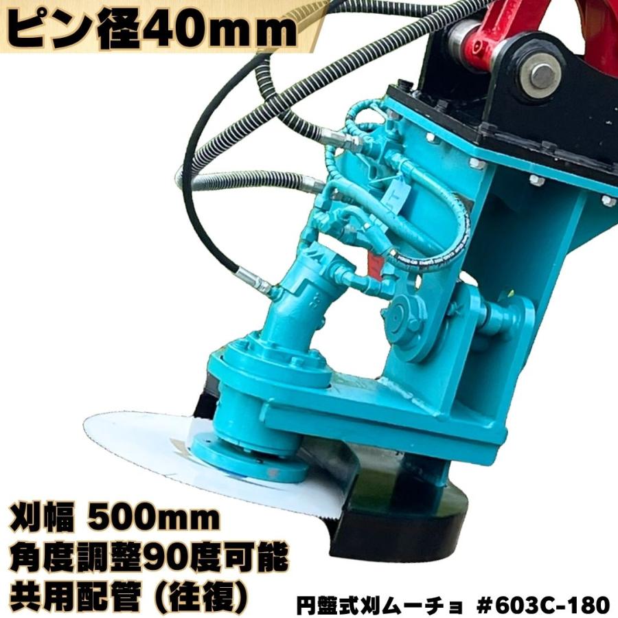 NAKATAKI 【NEW】草刈機 ピン径40mmクボタ CAT ヤンマー 日立 コベルコ