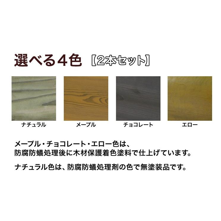 カーストッパー（国産杉材・防腐防蟻処理済品）幅約600×高さ約90×奥行約120（２本セット）（駐車場/木製/車止め/国産/杉/ACQ/エコ/丸棒/オリジナル） |  | 01