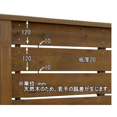 木製フェンス・ウッドフェンス・目隠しフェンス・ボーダーフェンス・横貼フェンス（組立品）（セット商品）（埋設タイプ）連結用エンドセット |  | 01