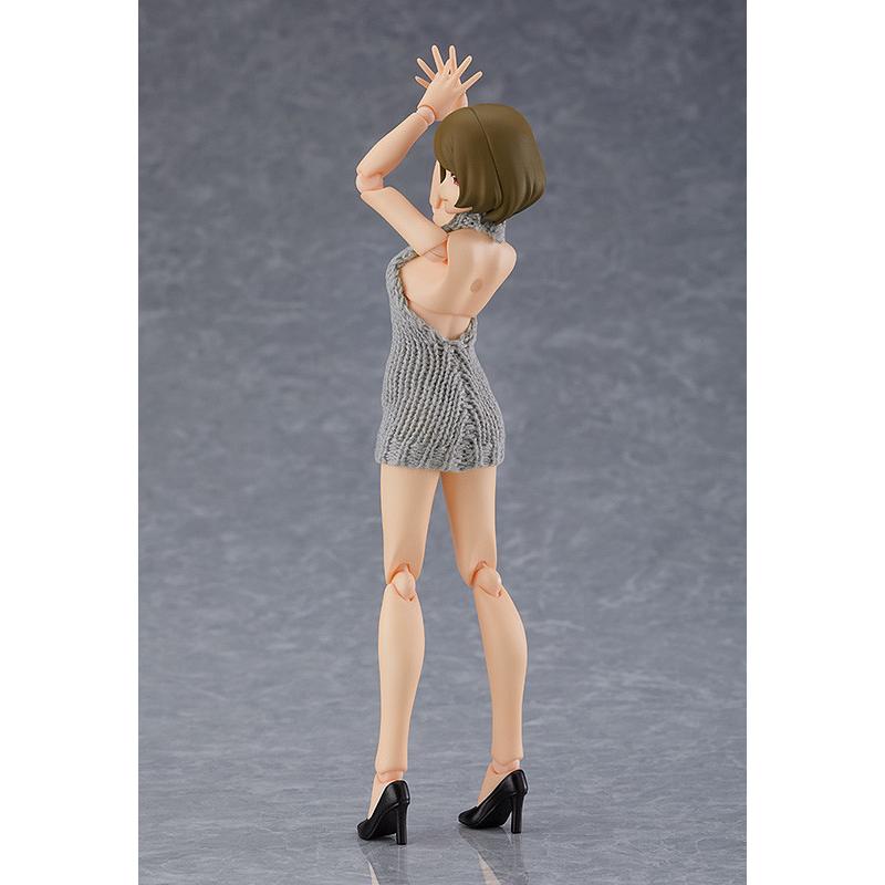 未開封 figma Styles 女性body[チアキ] バックレスセーター figma Styles 女性 body（チアキ） with バックレスセーターコーデ｜の