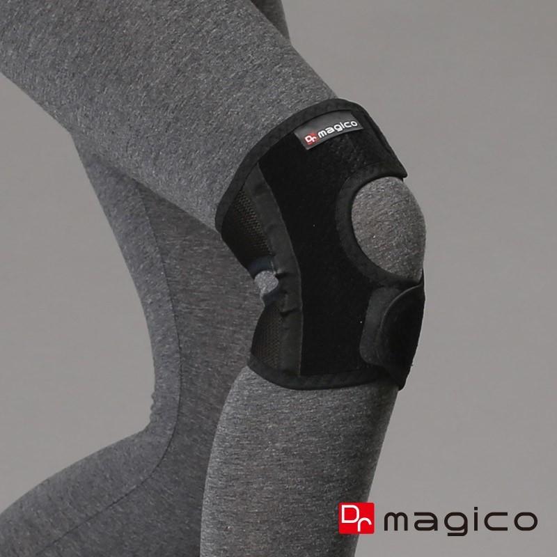 逸品】 magico 膝サポーター Mサイズ magico sport(マジコスポルト) 中山式 ニーラップガード 左ひざ用 Mサイズ