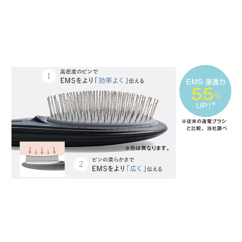 EMS ヘアブラシ WAVEWAVE ブラッシュエアー クッションブラシ スカルプ
