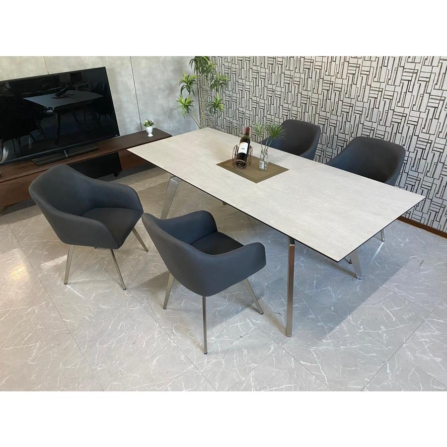 新品】セラミック ダイニング テーブルセット 幅160cm 幅200cm 4 新品】セラミック ダイニング テーブルセット 幅160cm 幅200cm 4