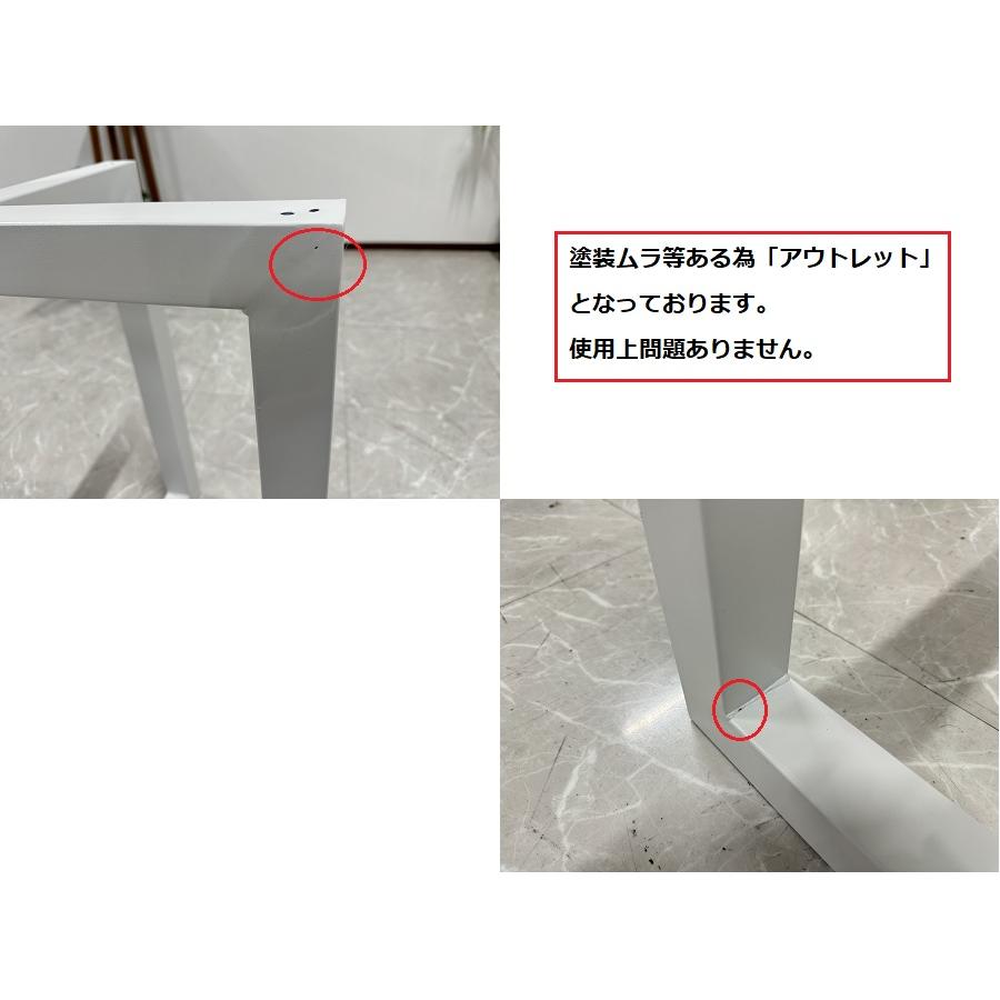 一枚板用脚 ダイニングテーブル脚 ホワイト 白 アジャスター付き 一枚板用脚 ダイニングテーブル脚 ホワイト 白 アジャスター付き