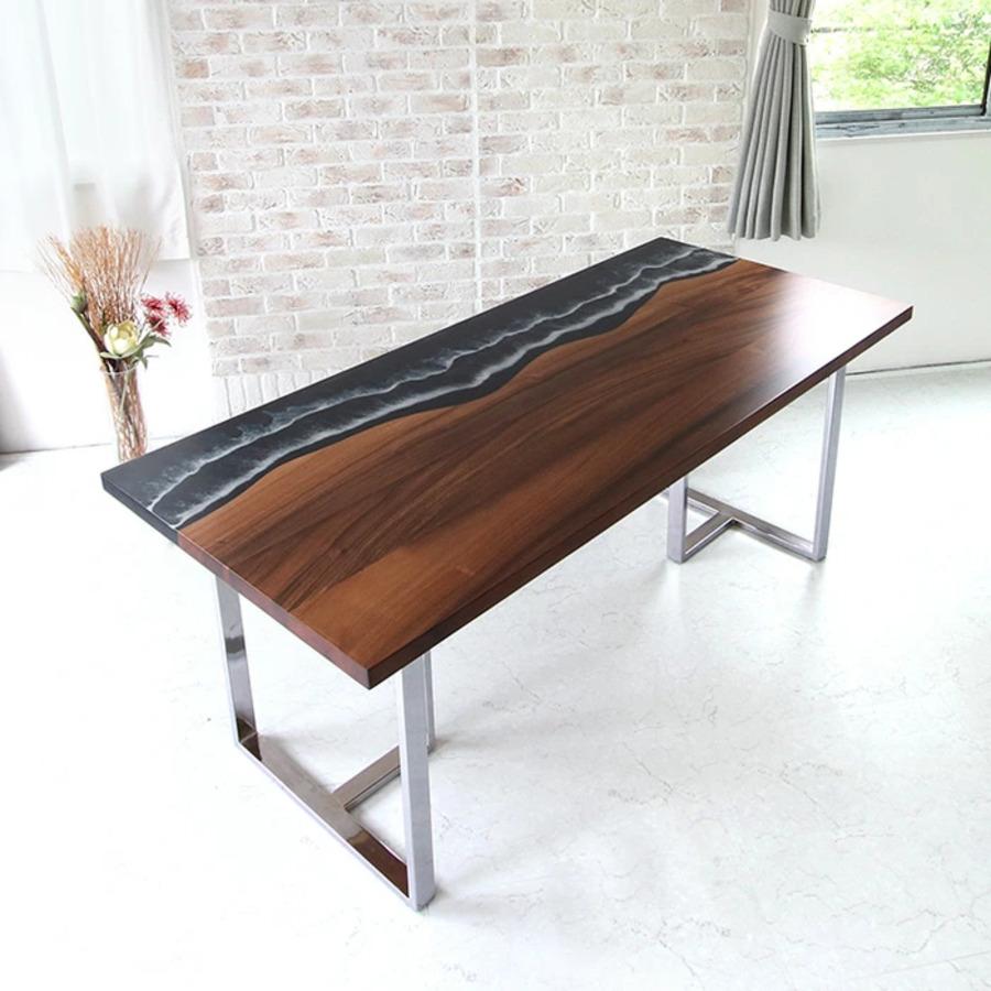 レジンテーブル 一枚板 幅180cm リバーテーブル レジン 海 波 レジンテーブル 一枚板 幅180cm リバーテーブル レジン 海 波