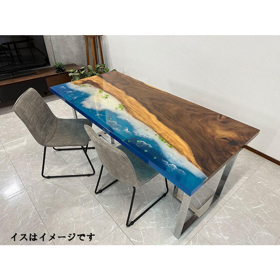 レジンテーブル ダイニングテーブル 幅180cm 蓄光 夜光 海 海岸 レジンテーブル ダイニングテーブル 幅180cm 蓄光 夜光 海 海岸