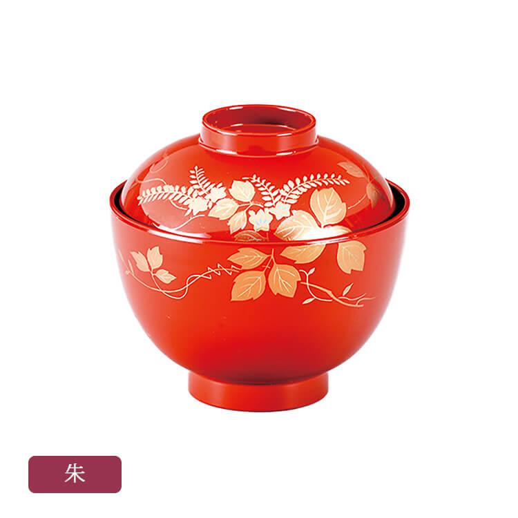 なごみ吸物椀 ツタ 全2種 PET・ABS樹脂製 電子レンジ・食洗機対応